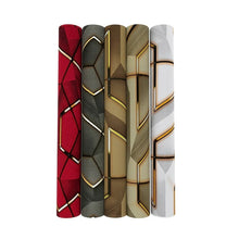 45cm geometric self-adhesive wallpaper decoration waterproof and stain resistant Ins style bedroom e-sports room wallpaper VELNIX