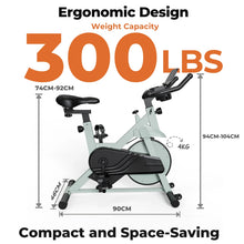 Superun Magnetic Control Exercise Bike Large Tablet Holder Comfortable Seat Indoor Cycling Bike Cardio Fitness Bike VELNIX