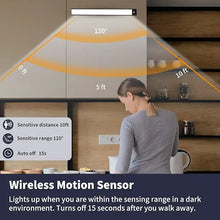 Intelligent Cabinet Light Human Body Induction Light Magnetic Suction Bedroom Bedside Wardrobe Charging Long Strip Night Light VELNIX
