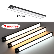 Intelligent Cabinet Light Human Body Induction Light Magnetic Suction Bedroom Bedside Wardrobe Charging Long Strip Night Light VELNIX