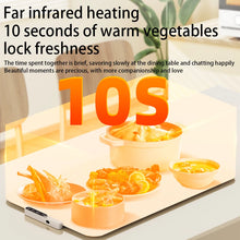 TINSOL Food Warmer Pad Foldable Silicone Heating Pad Portable Meal Cart Insulation Pad 8-Level Temperature Adjustment VELNIX