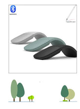 Wireless Bluetooth Mouse Foldable Arc Touch Mouse Ergonomic Slim Folding PC Mice USB Optical Computer Mause For Macbook Laptop VELNIX