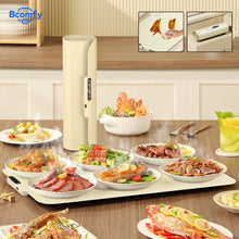 Electric Food Warmer Mat Foldable Silicone Warming Tray Portable 6 Tem Setting Full Surface Fast Heating Food Warmer Plate VELNIX