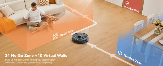 Lubluelu L20Max Self-Emptying 3-in-1 Robot Vacuum Mop - 6000Pa Suction LiDAR Navigation Large Dust Bag Hands-Free 120min Runtime DSers