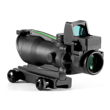 Adjustable 4x32 Red Dot 1x  4x Scope  Red Dot Tactical Scope 20mm Rail Scope for Hunting VELNIX
