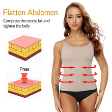 Seamless Shapewear Tank Tops Camisole Women Tummy Control Smooth Compression Vest Nude Black Women Clothing VELNIX