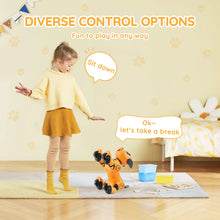 SucceBuy Remote Control Robot Dog Toy Dog Programmable Smart Interactive Robotic Pet for Kids Singing Dancing RC Stunt Toy VELNIX
