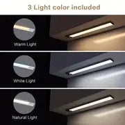 Intelligent Cabinet Light Human Body Induction Light Magnetic Suction Bedroom Bedside Wardrobe Charging Long Strip Night Light VELNIX