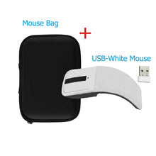 Wireless Bluetooth Mouse Foldable Arc Touch Mouse Ergonomic Slim Folding PC Mice USB Optical Computer Mause For Macbook Laptop VELNIX