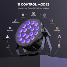 U'King 4PCS 18X8W RGBW LED Par Light DMX512 Disco Light 4IN1 LED Stage Light Effect DJ Equipment for Wedding Bar KTV Party VELNIX