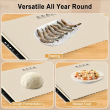 Foldable Food Warmer Electric Warming Tray Food Warming Mat Electric Warming Pad for Food Portable Silicone Foods Warmer Plate VELNIX