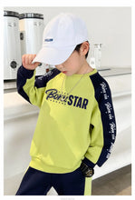 Kids Casual Cotton Sweatshirt For Boys New Spring Clothes Thicken Tee Tops Teenage Child Fashion Streetwear Outfit Sweatshirt DSers