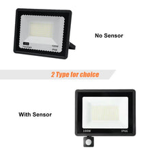 LED FloodLight PIR Motion Sensor Outdoor Led Spotlight 10W 20W 30W 50W 100W IP66 Waterproof Outdoor Garden Lighting Street Light VELNIX
