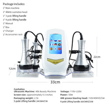 40K Cavitation Ultrasonic Body Slimming Beauty Machine Weight Loss RF Radio Skin Lifting Tighten Anti-wrinkle Massager Skincare VELNIX