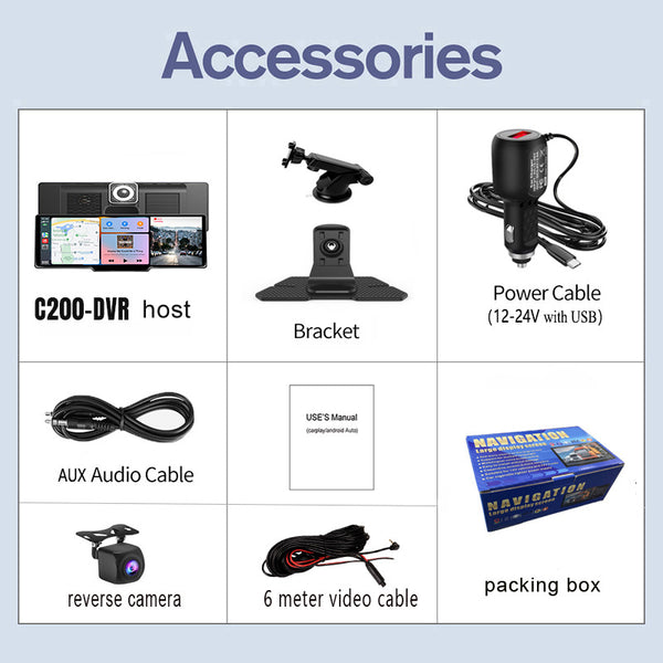 Dashboard Car Smart Screen Wireless VELNIX