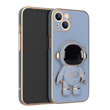 3D Astronaut Phone Case Anti-Drop Electroplating Bracket VELNIX