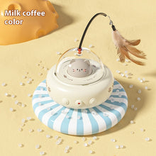 Smart Teaser Cat Toy Electric UFO Cat Teaser Stick With Bell Training Pet Toys Replaceable Feather Interactive Cat Supplies Pet Supplies Pets Products VELNIX