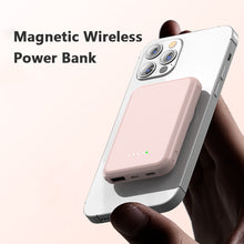 Mini Fast Charging Magnetic Wireless Power Bank 5000 MAh Portable VELNIX